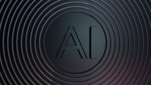 Concentric circles with ai logo in center